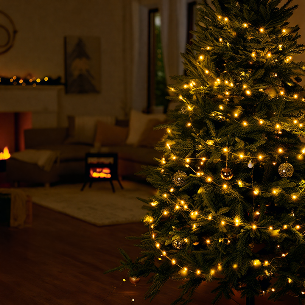 Гірлянда Нитка вулична 500 LED 50 м Жовтий (CF500L50MWY) - фото 3