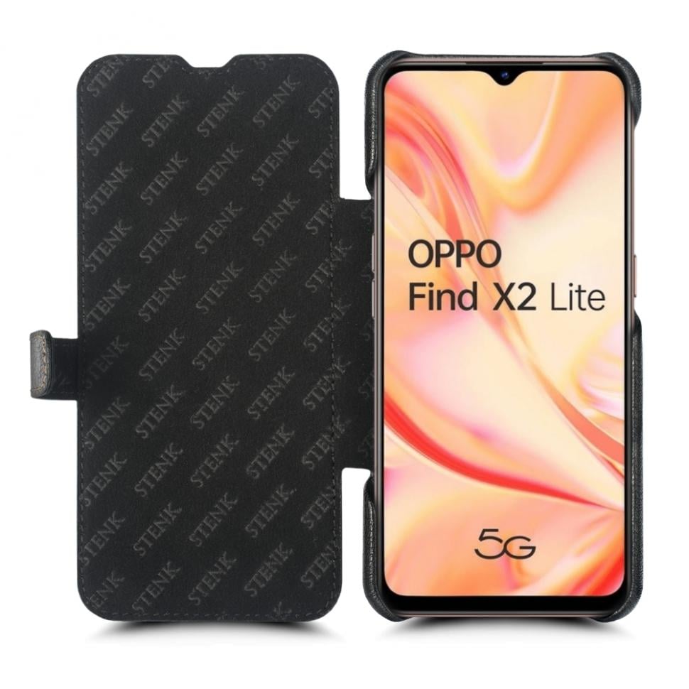 Чехол книжка Stenk Premium для OPPO Find X2 Lite Черный (68536)