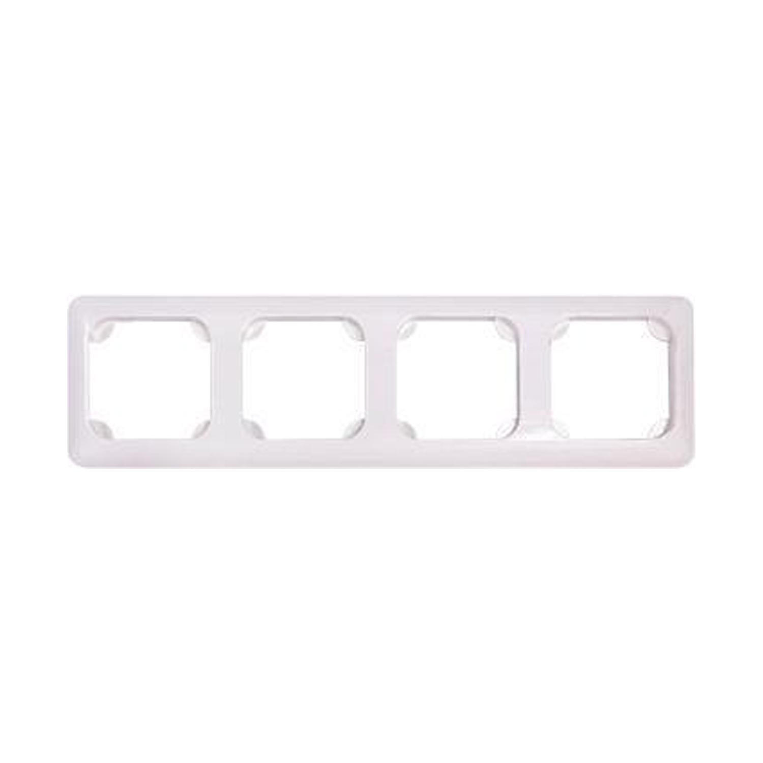 Рамка 4-постова E.NEXT горизонтальна 295х80 мм Білий (224)