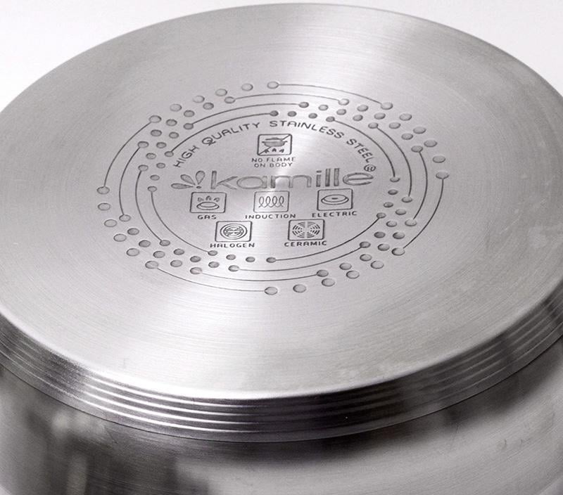 Набір кухонного посуду Kamille Mystery з кришками 6 шт. - фото 4 Набір кухонного посуду Kamille Mystery з кришками 6 шт. - фото 4