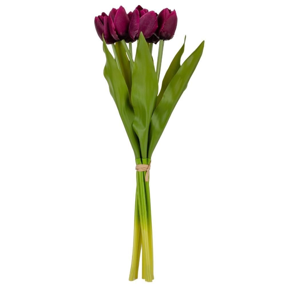 Букет тюльпанов Красочность 40 см 3 комплекта Фиолетовый (9129-020)