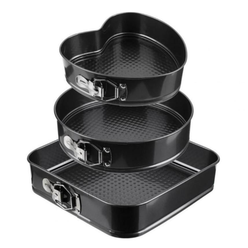 Набор форм для выпечки и десертов Unique металлические разъемные 24/26/28 см 3 шт. (123-1) - фото 4 Набор форм для выпечки и десертов Unique металлические разъемные 24/26/28 см 3 шт. (123-1) - фото 4