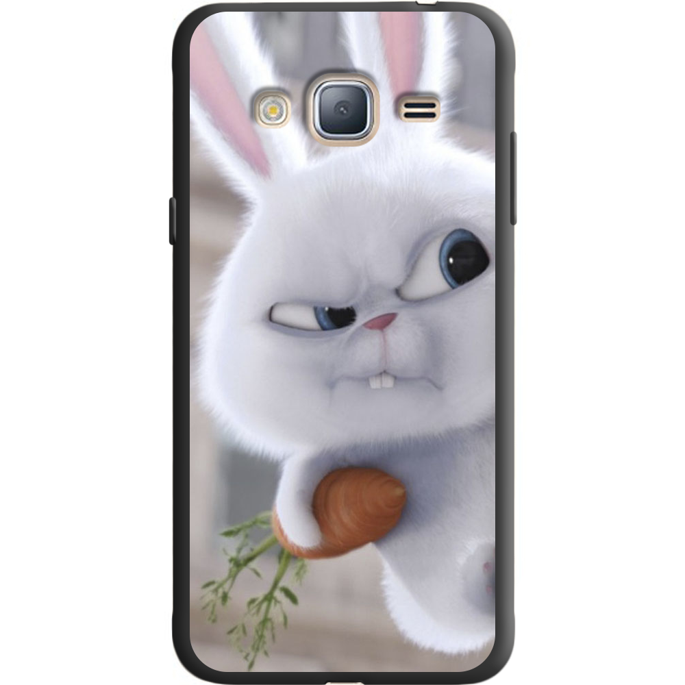Чехол BoxFace Samsung J320 Galaxy J3 Rabbit Snowball Черный силикон (24962-up1116-36110)