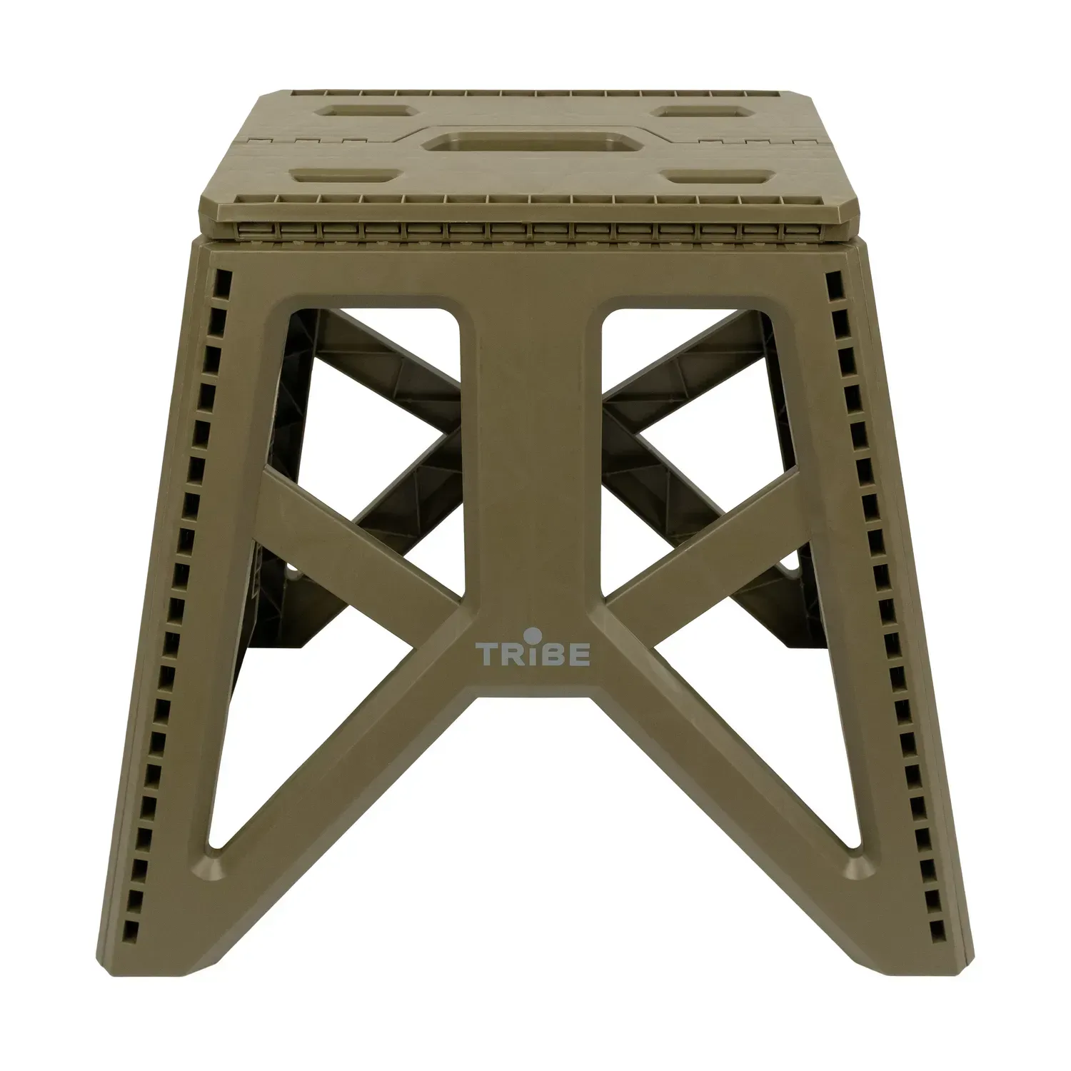 Стул туристический пластиковый Tribe Camp Chair High (T-EF-0002-olive)