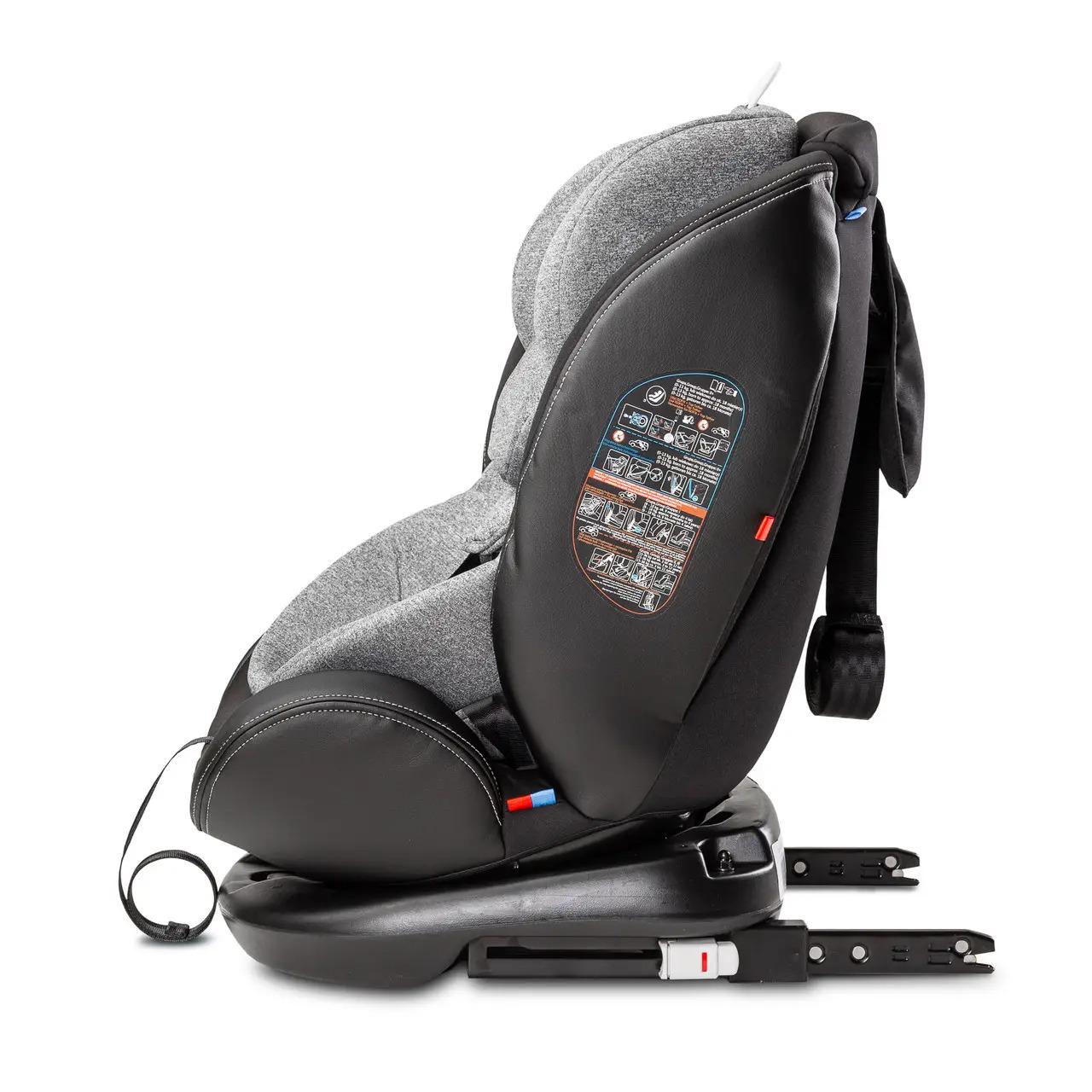 Автокресло детское Caretero Mundo Isofix 81х44х44 см 0-36 кг Серый (129889) - фото 3