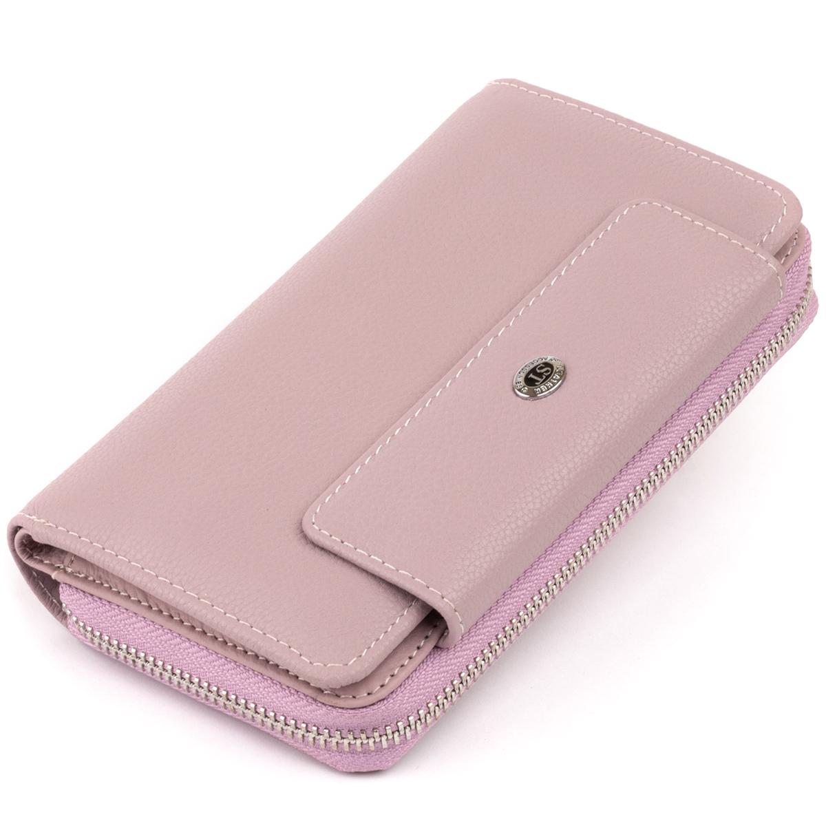 Кошелек ST Leather 19345 кожа Лиловый (47281)