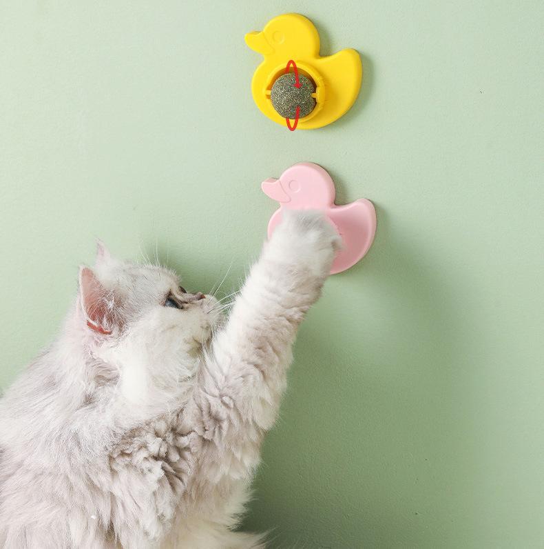 Іграшка з м'ятою для котів Качечка 10810 7,7х7,4х3,5 см Жовтий (4570697) - фото 3 Іграшка з м'ятою для котів Качечка 10810 7,7х7,4х3,5 см Жовтий (4570697) - фото 3