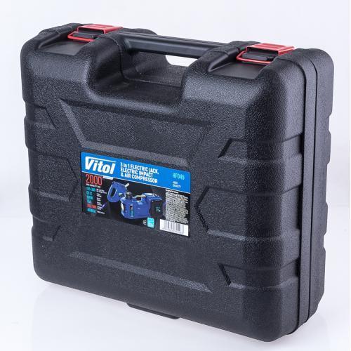 Набор домкрат электрогидравлический 3в1 2 т компрессор 12В 10А 35л/мин гайковерт 12В 480Nm - фото 6