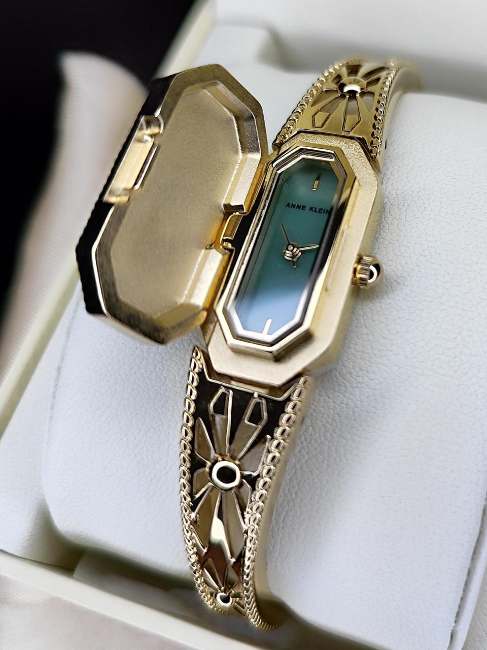Наручные часы женские Anne Klein AK/4112AVGB Часы-Браслет с золотистым циферблатом и стальным браслетом