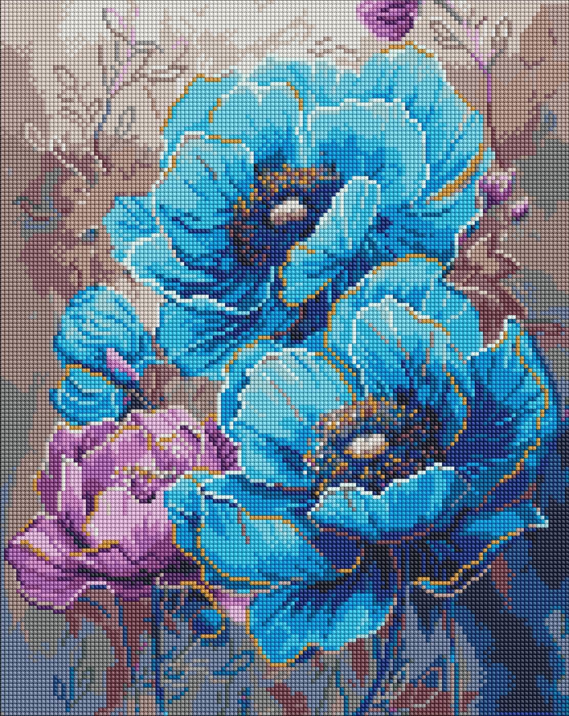 Набір з алмазною мозаїкою Ideyka Симфонія кольорів AMO8047 на підрамнику 40x50 см (MTT-202014)