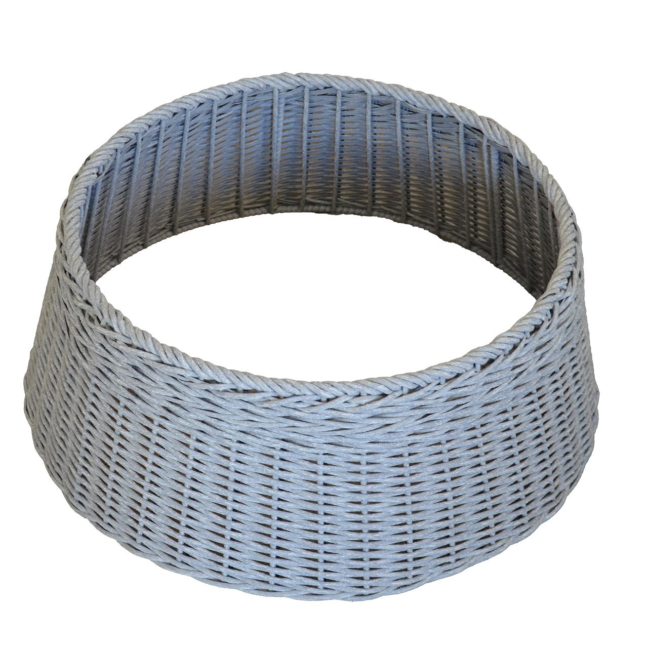 Подставка-юбка под елку плетеная из искусственного ротанга/ручной работы XXL Серый мраморный (22772916) - фото 2 Подставка-юбка под елку плетеная из искусственного ротанга/ручной работы XXL Серый мраморный (22772916) - фото 2