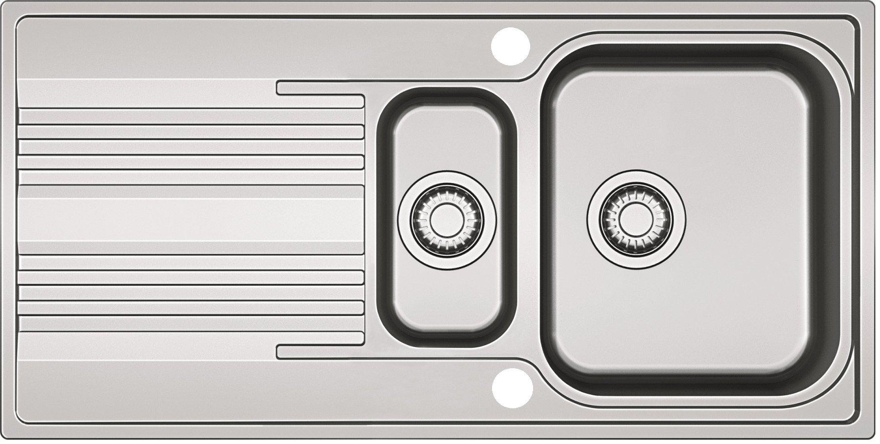 Мойка для кухни Franke Smart SRX 651 101.0368.322 врезная оборотная из полированной нержавеющей стали (17664374)