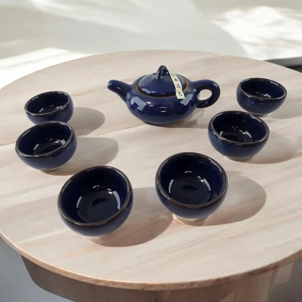 Сервиз керамический для чайной церемонии сияние ночи (36151)