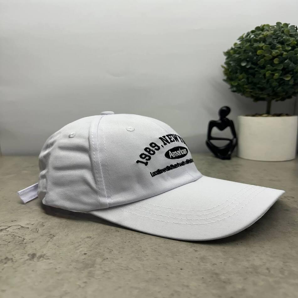 Кепка-бейсболка летняя New York OS Белый (00206) - фото 3 Кепка-бейсболка летняя New York OS Белый (00206) - фото 3