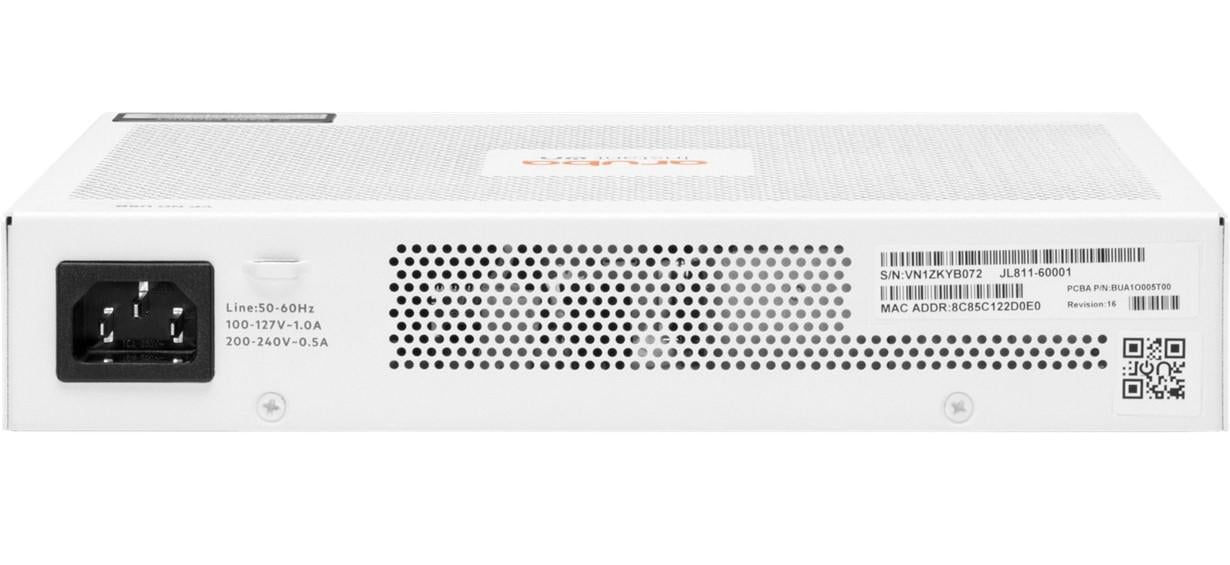 Комутатор мережевий HPE Aruba Instant On JL811A 8 Gigabit Ethernet Білий (578227) - фото 3