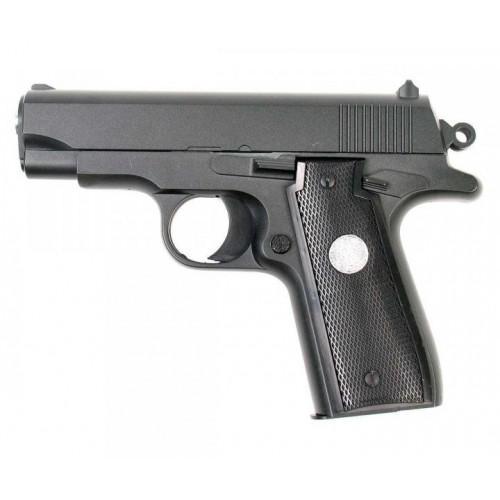 Дитячий іграшковий пістолет страйкбольний Galaxy G2 Browning mini метал 390 г Чорний (MTT-197789)