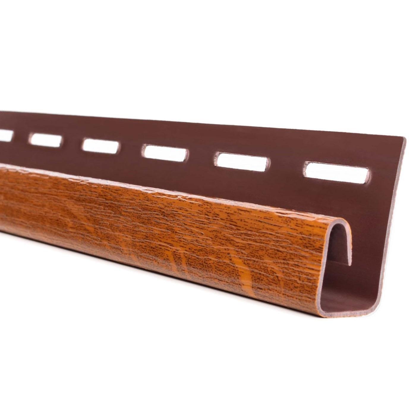 Планка J-trim для софита Rainway 3,0 м Золотой Дуб (29596325)