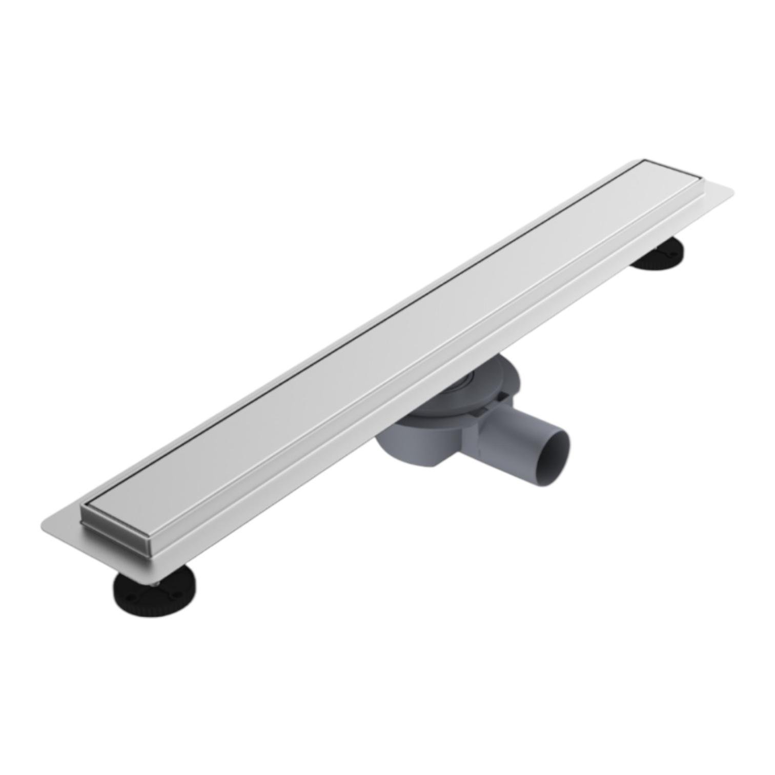 Трап ASG 06 INOX ss304L Double Lock с двойной защитой и магнитным клапаном под плитку 700x70 мм (00-00009634)