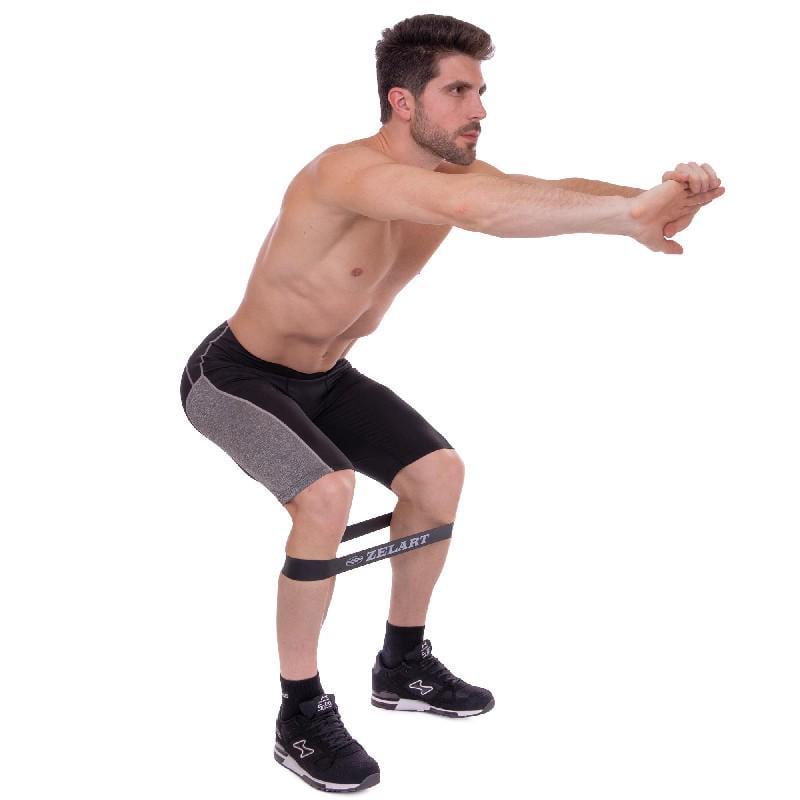 Резинка для фитнеса LOOP BANDS Zelart XL Черный (FI-6220-6) - фото 4 Резинка для фитнеса LOOP BANDS Zelart XL Черный (FI-6220-6) - фото 4