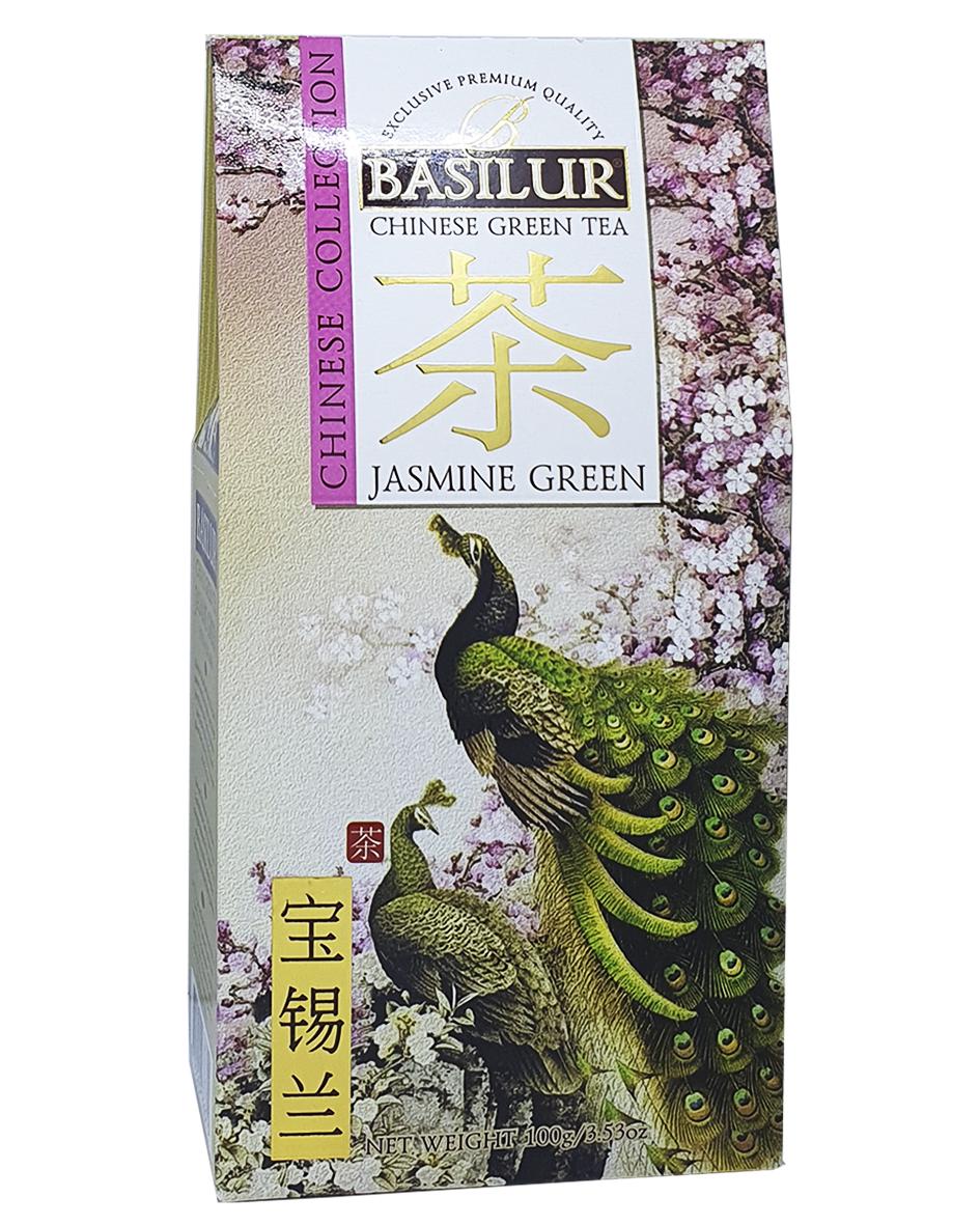 Чай зеленый Basilur Китайская Chinese Зеленый Жасмин 100 г (54915)