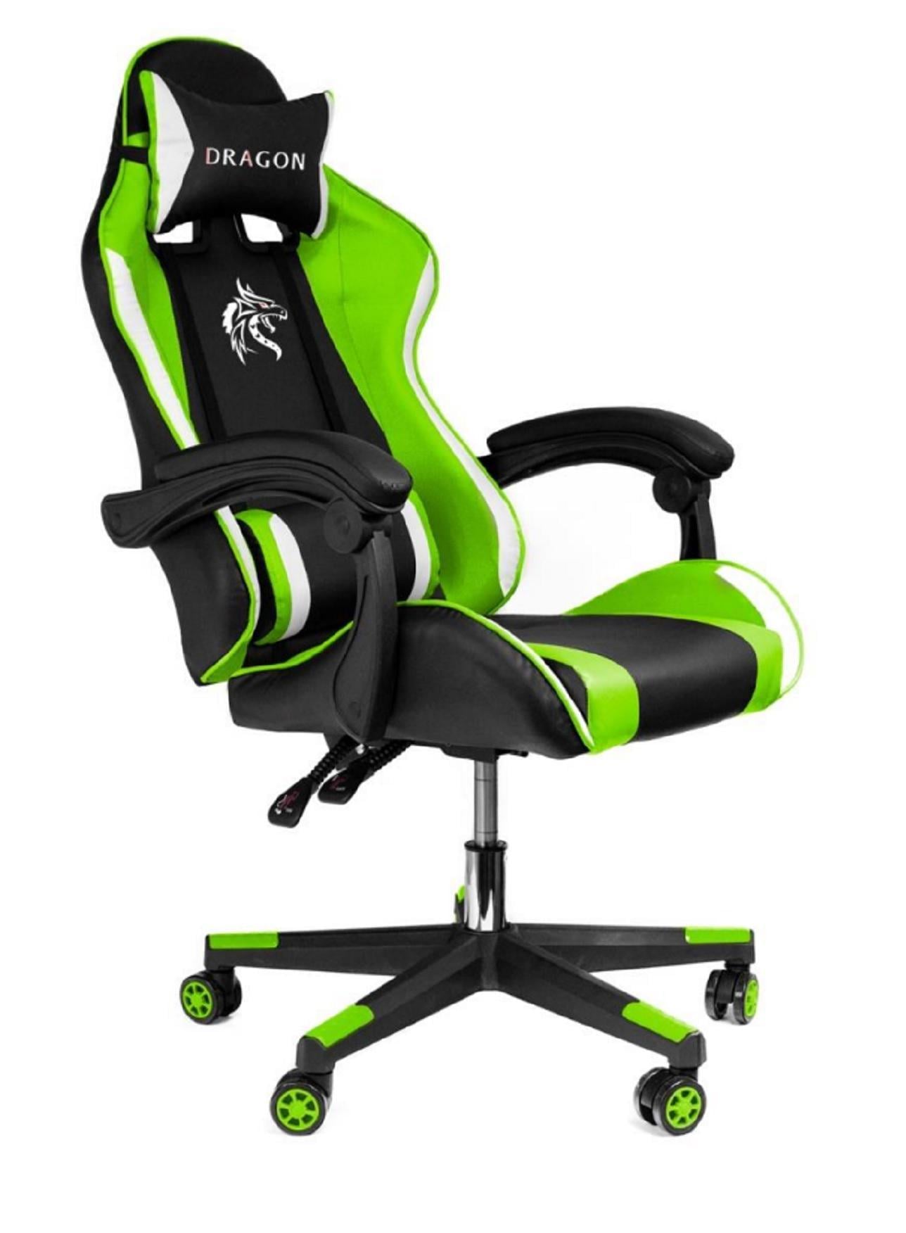 Кресло геймерское AR Dragon Green + коврик под мышь в подарок!