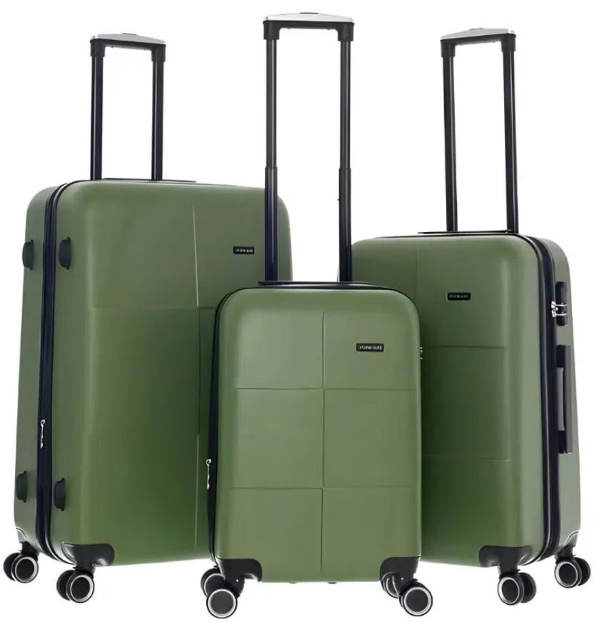 Комплект чемоданов на колесах CityShell Series Olive District Хаки (2104619211)