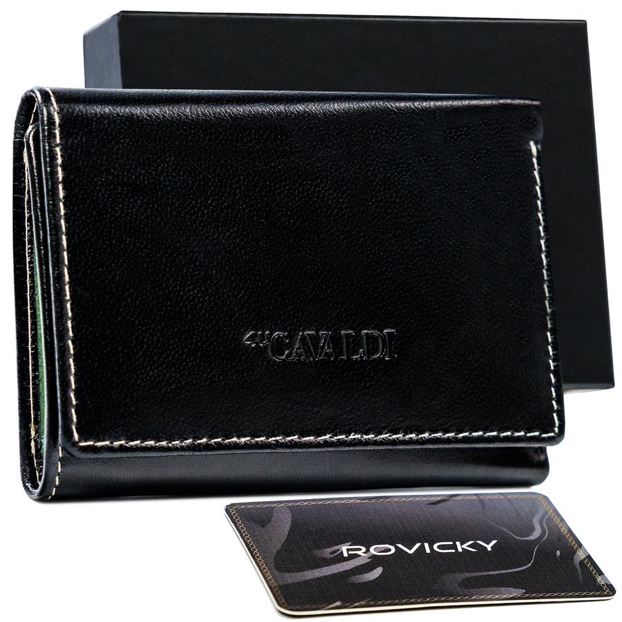 Кошелек женский кожаный 4U CAVALDI RD-17-GCL-0658 Черный