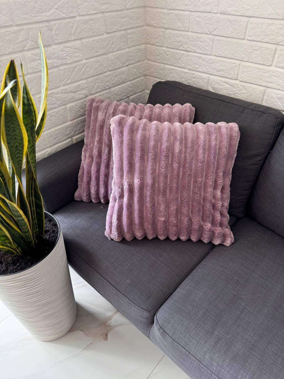 Наволочки декоративные Шарпей 2 шт. 50х50 см Сиреневый (Д-dek-navolochka-001-02)