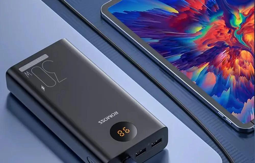 Повербанк Romoss 30000 mAh 30W Black (PEA30) - фото 4 Повербанк Romoss 30000 mAh 30W Black (PEA30) - фото 4