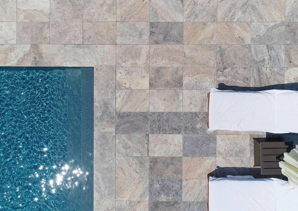 Травертин Кам'яний двір не заповнений 30х60х1,2 см Silver (011) - фото 4 Травертин Кам'яний двір не заповнений 30х60х1,2 см Silver (011) - фото 4