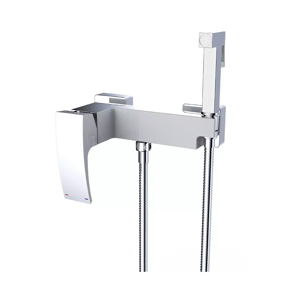 Гигиенический душ со смесителем Gappo G2007-8 Белый/Хром (G2007-8) Гигиенический душ со смесителем Gappo G2007-8 Белый/Хром (G2007-8)