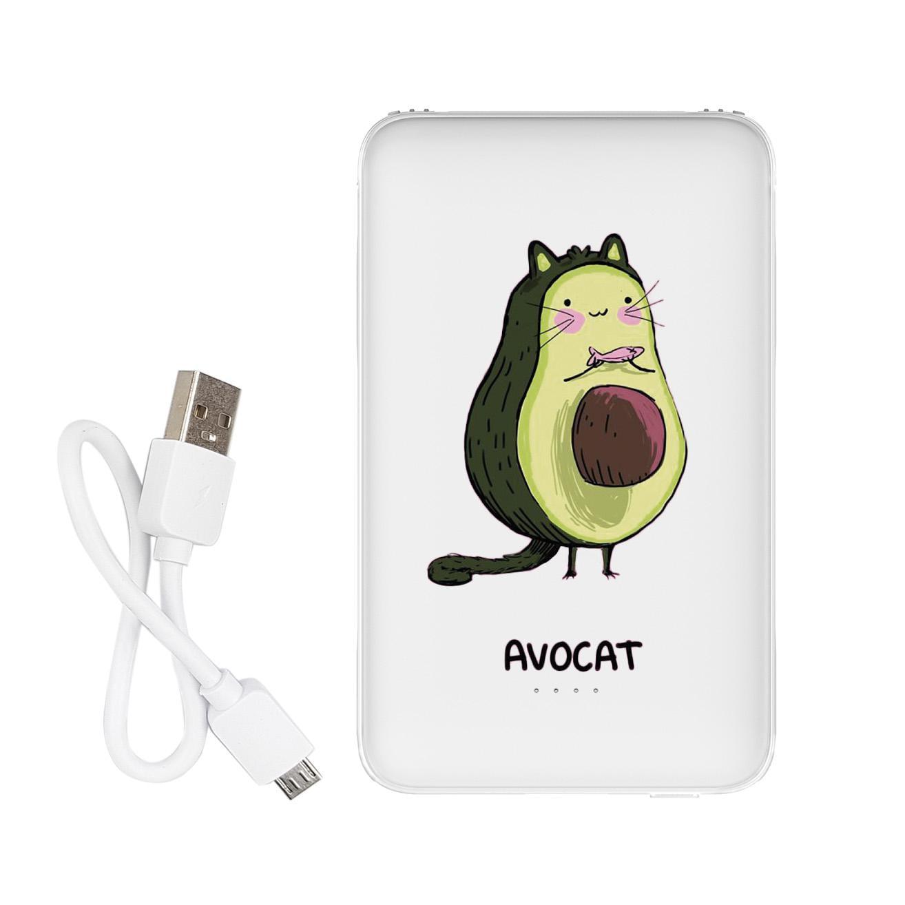 Повербанк с принтом Авокот 5000 mAh