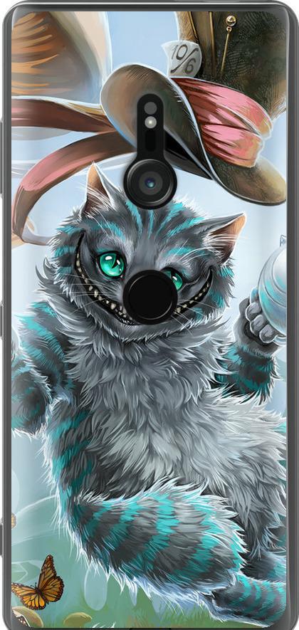 Чехол на Sony Xperia XZ3 H9436 Чеширский кот 2 (3993u-1540-42517)