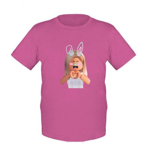 Футболка дитяча Roblox girl 152 см Рожевий (12982722-7-182980-L)
