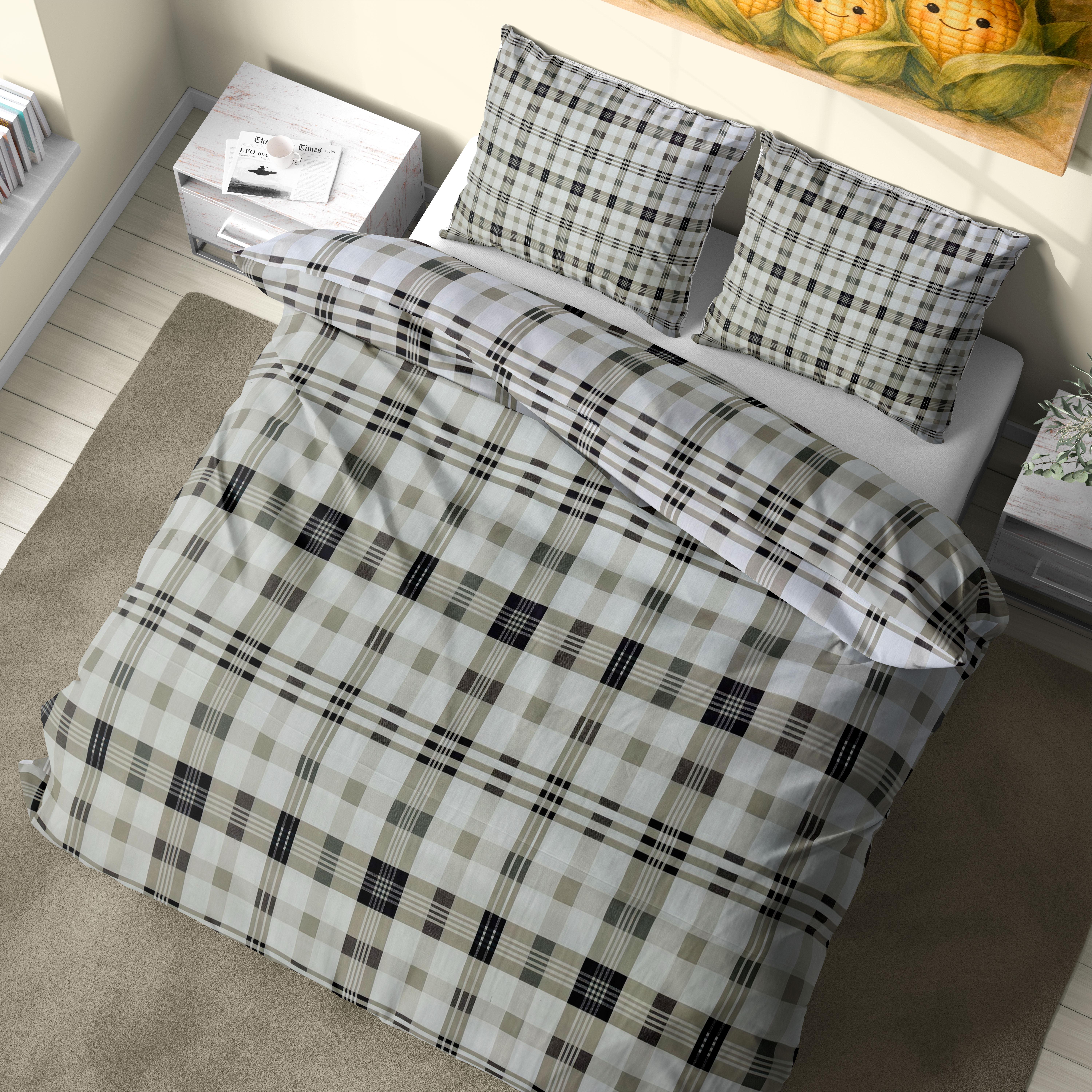 Комплект постільної білизни Simple T бязь підковдра 200х220 см та дві наволочки 70х70 см (G-303st/px200)