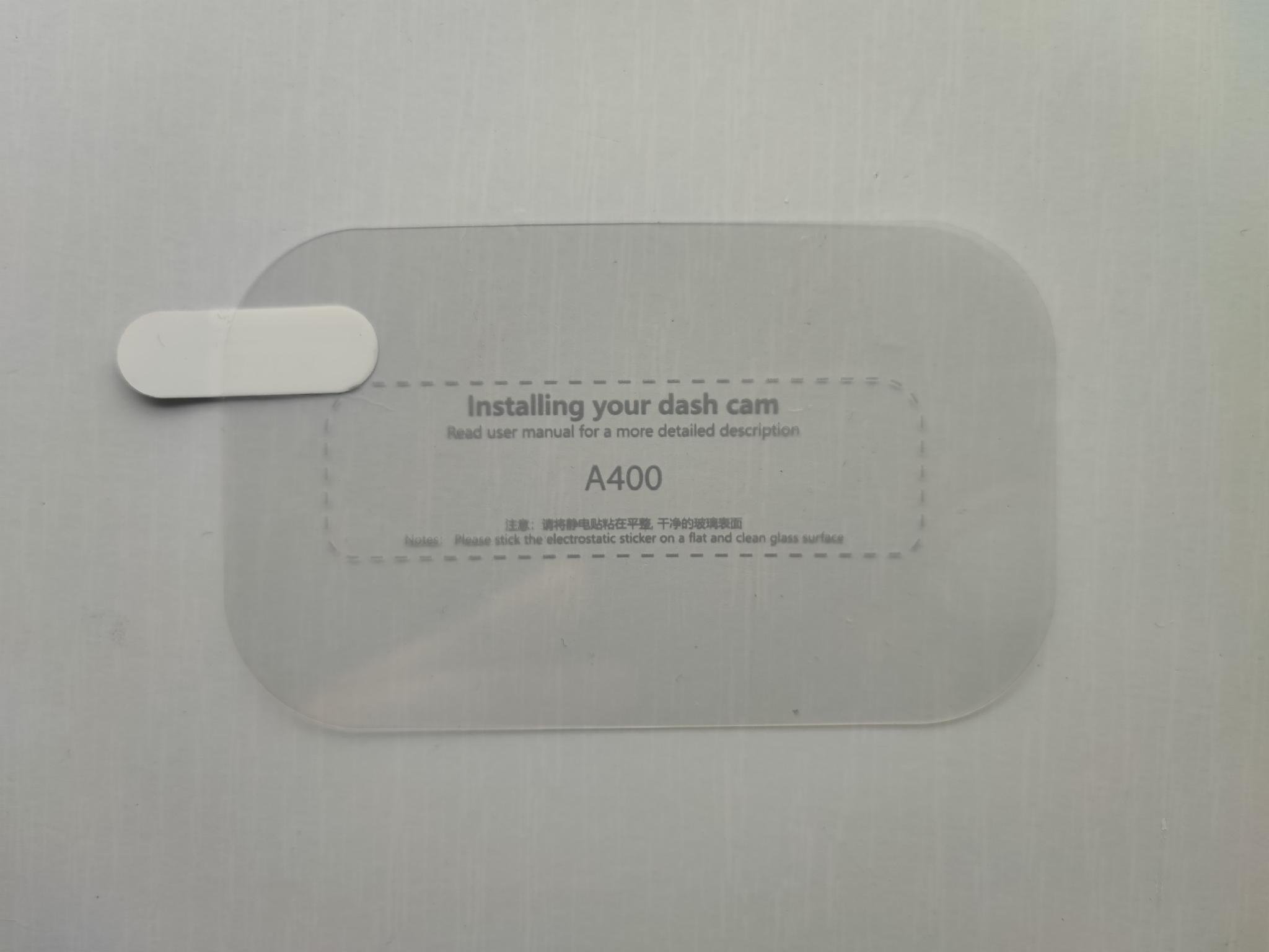 Статична плівка наліпка для відеореєстратора Xiaomi 70mai Dash Cam A400