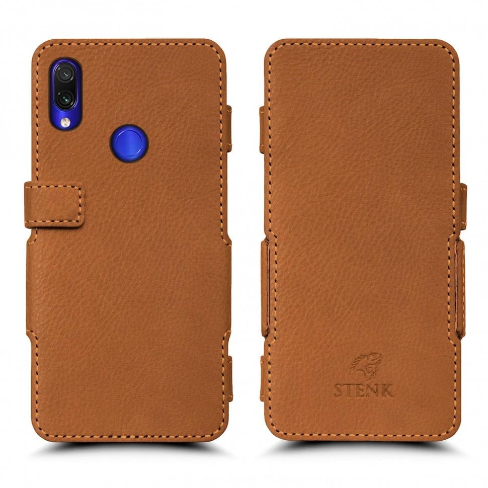 Чехол книжка Stenk Prime для Xiaomi Redmi Note 7 Camel (62633)