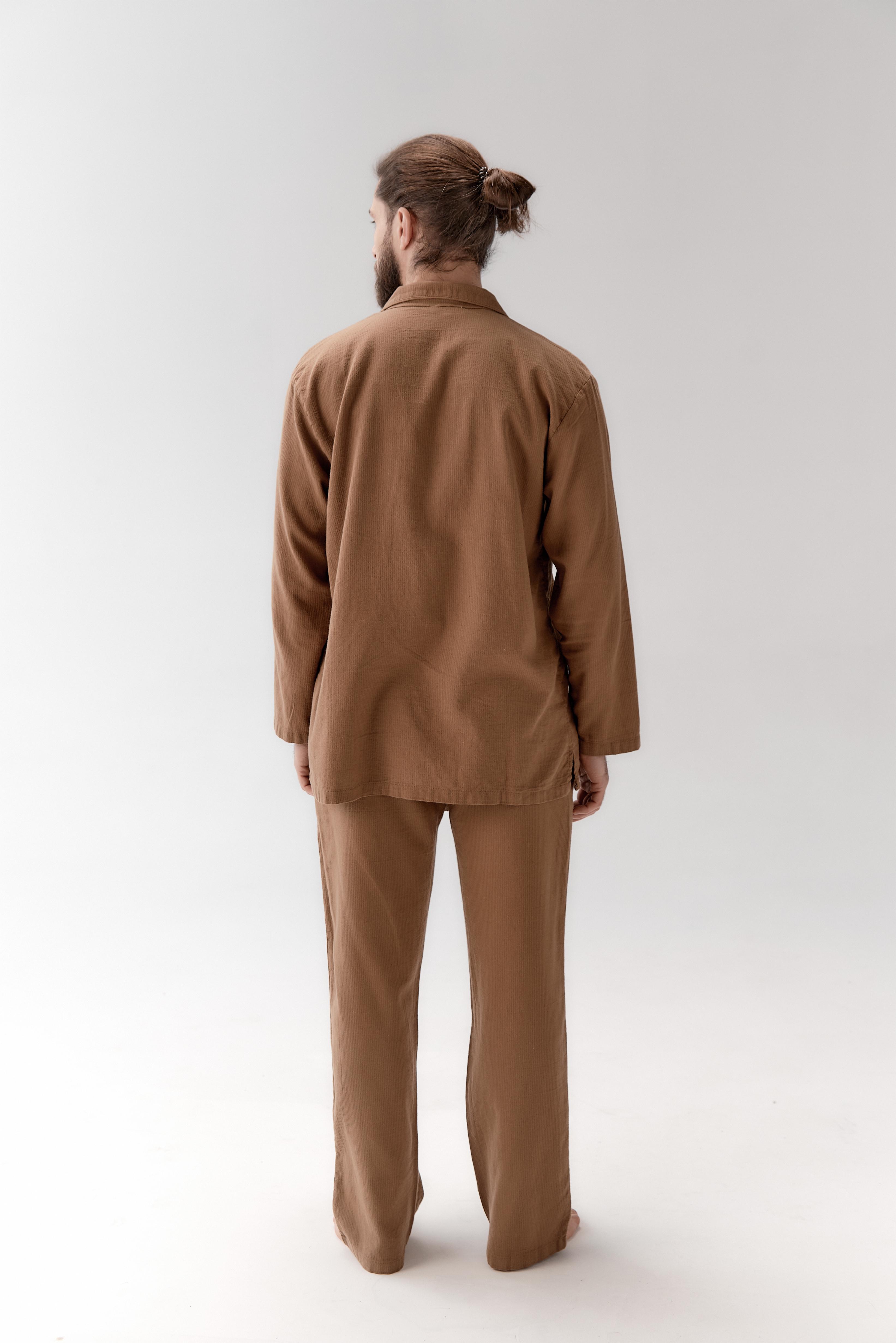 Пижама мужская Lotus Home Porta XL Кофейный (26843079) - фото 9 Пижама мужская Lotus Home Porta XL Кофейный (26843079) - фото 9