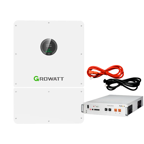 Комплект автономного энергообеспечения Growatt WIT 10K-HU 10kW и Pytes E-BOX-48100R 5,12kWh White (34618491)