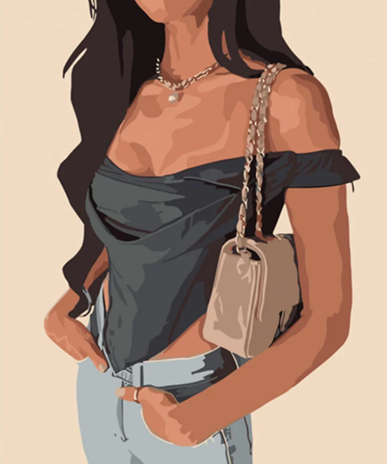 Картина по номерам Strateg Стильное фото 40x50 см (DY294)