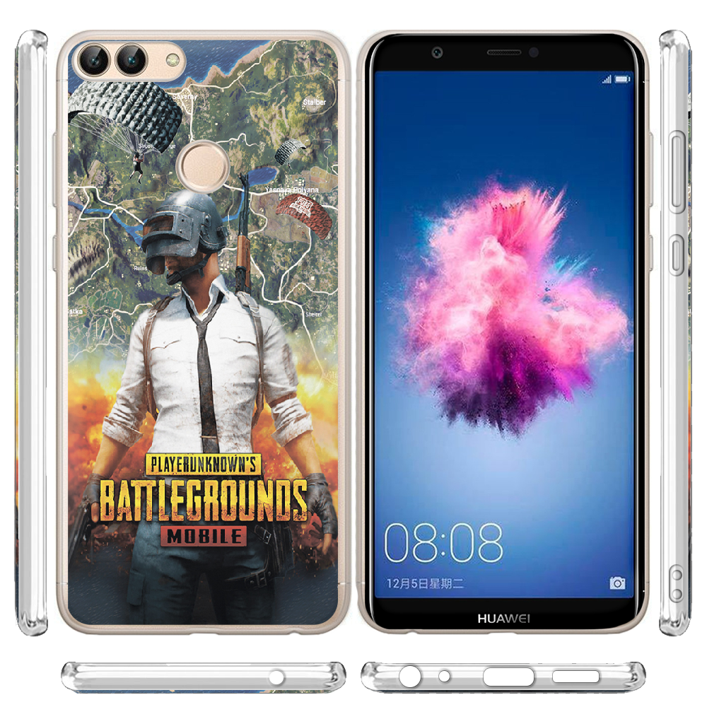 Чехол Boxface Huawei P Smart PUBG Mobile Прозрачный силикон (32669-up2309-32669) - фото 3