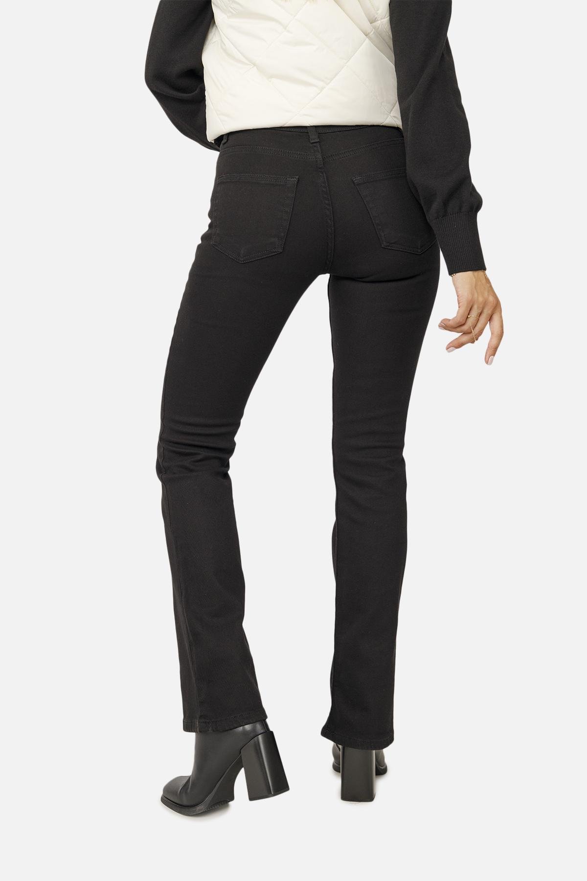 Джинси жіночі bootcut 42 Чорний (SKT001012641) - фото 3 Джинси жіночі bootcut 42 Чорний (SKT001012641) - фото 3