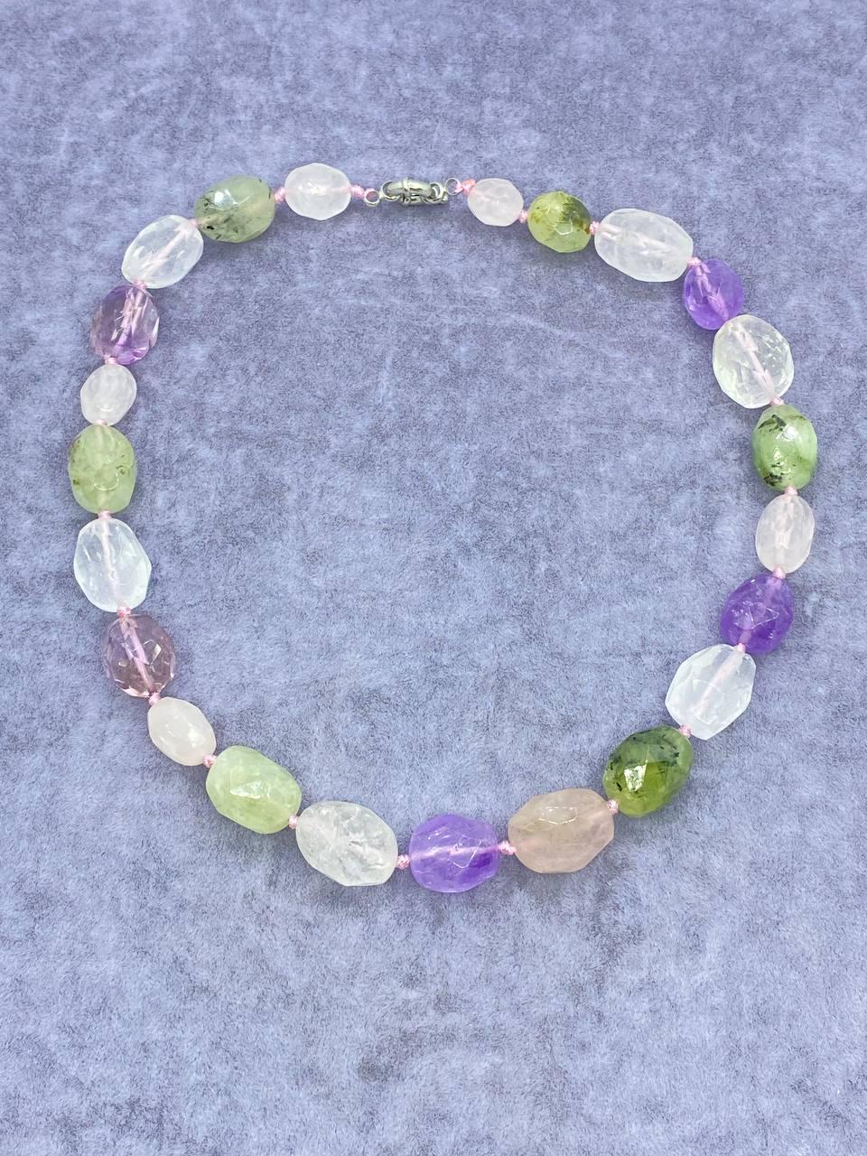 Бусы самоцветы 44 см Разноцветный (1749)