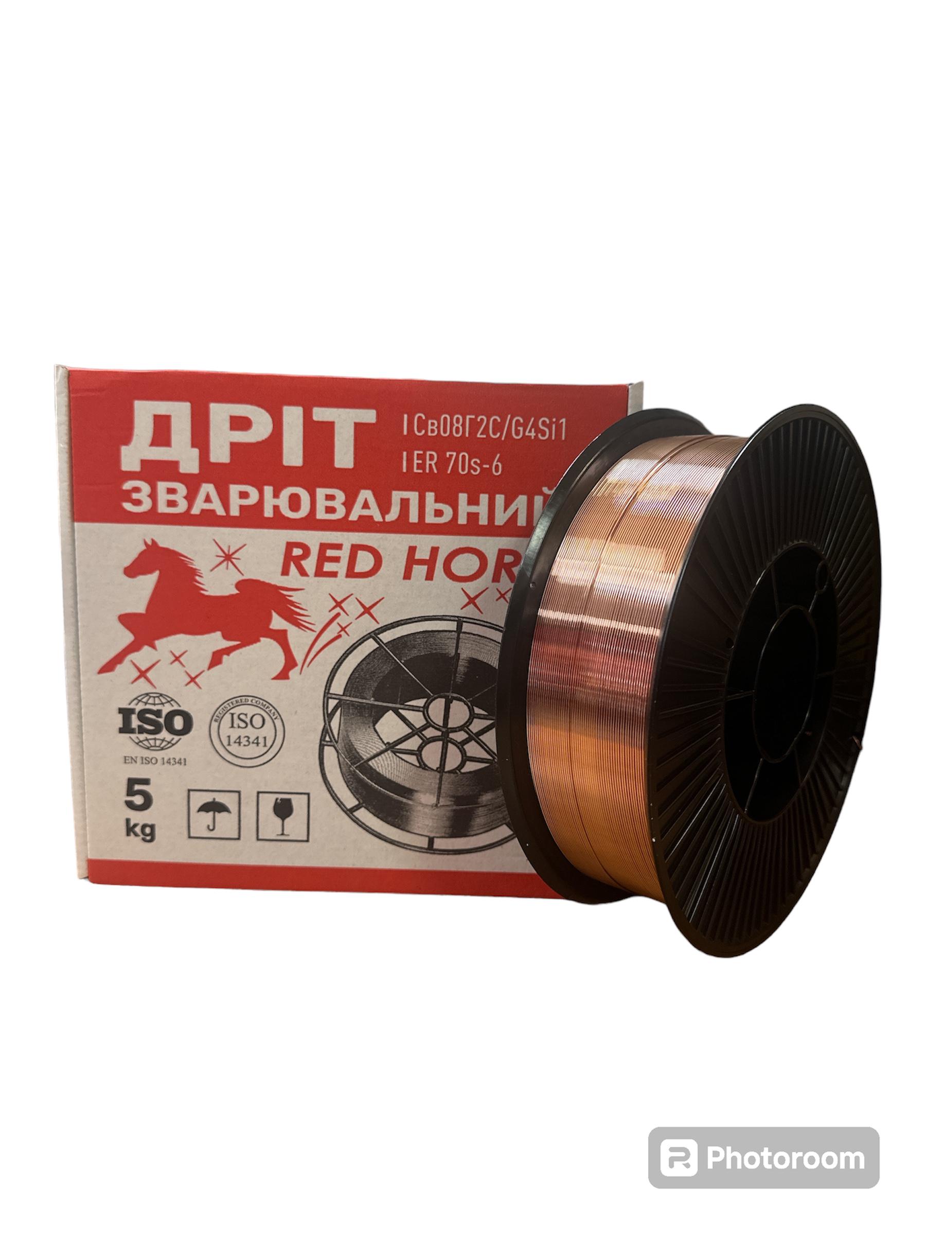 Зварювальний дріт Red Horse ER70S-6 1,0 мм 5 кг (745) - фото 3