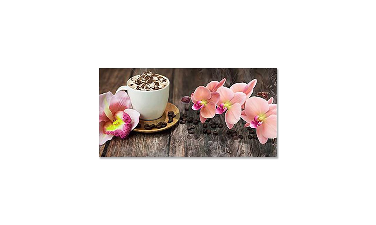 Наклейка вінілова на стіл Zatarga Орхідеї та Солодощі 02 600х1200 мм (1304776389)