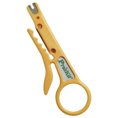 Cтріппер для зняття ізоляції кабелю Pro'sKit 8PK-CT001 UTP/STP Жовтий (32163312)