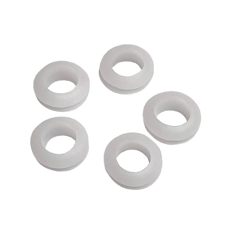 Набір гумових втулок 10 мм 100 шт. Білий (53376) - фото 3 Набір гумових втулок 10 мм 100 шт. Білий (53376) - фото 3