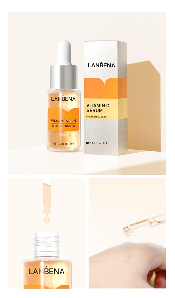 Сыворотка Lanbena с витамином C эффективно отбеливает удаляет веснушки - фото 2
