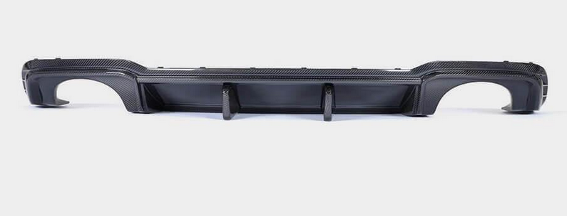 Диффузор заднего бампера DDCarbon V1 для RS3 SD 2017-2019 DDCarbon для Audi A3 2012-2020 гг. натуральный карбон (132947)