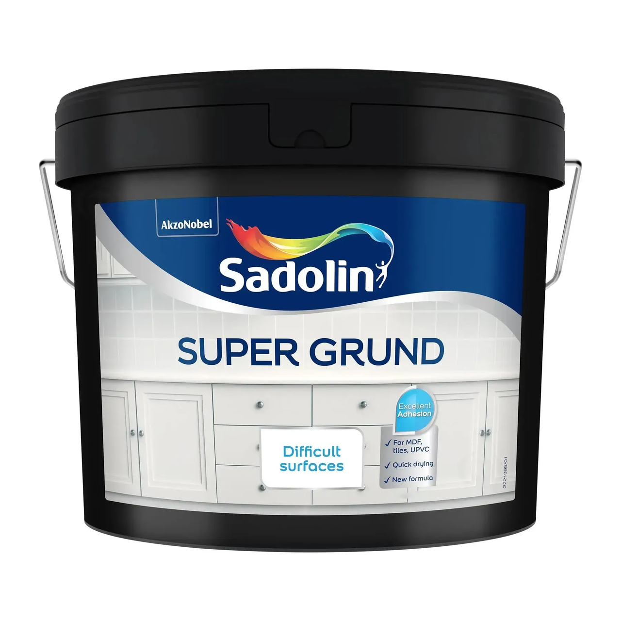 Краска грунтовочная водорастворимая латексная Sadolin Super Grund 2,5 л BW Белый (2889931680)